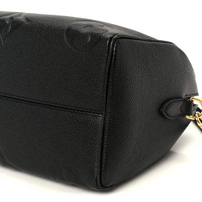 Louis Vuitton Empreinte Monogram Giant Speedy Bandouliere 25 Black 9 of 9