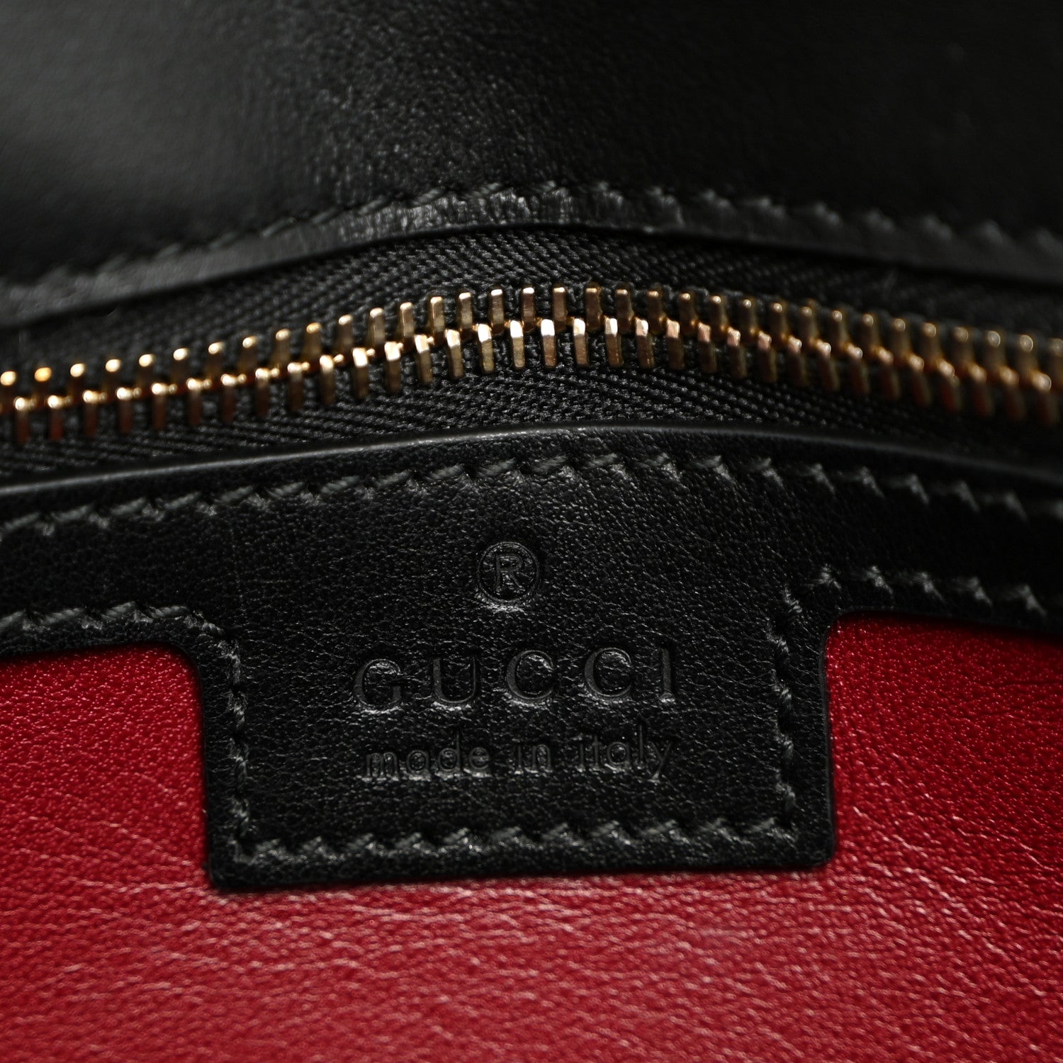 Gucci Calfskin Matelasse Small GG Marmont Multi Pocket Shoulder Bag Black 6 of 10