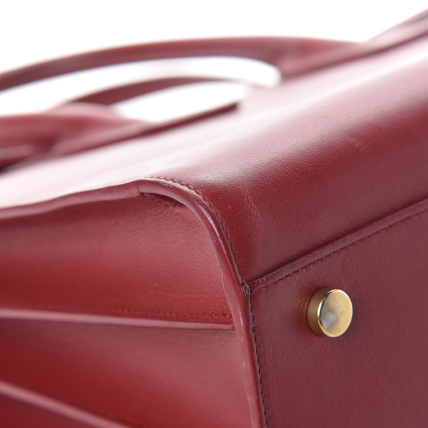 Saint Laurent Calfskin Small Sac De Jour Oxblood 12 of 21