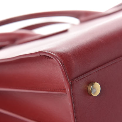 Saint Laurent Calfskin Small Sac De Jour Oxblood 12 of 21