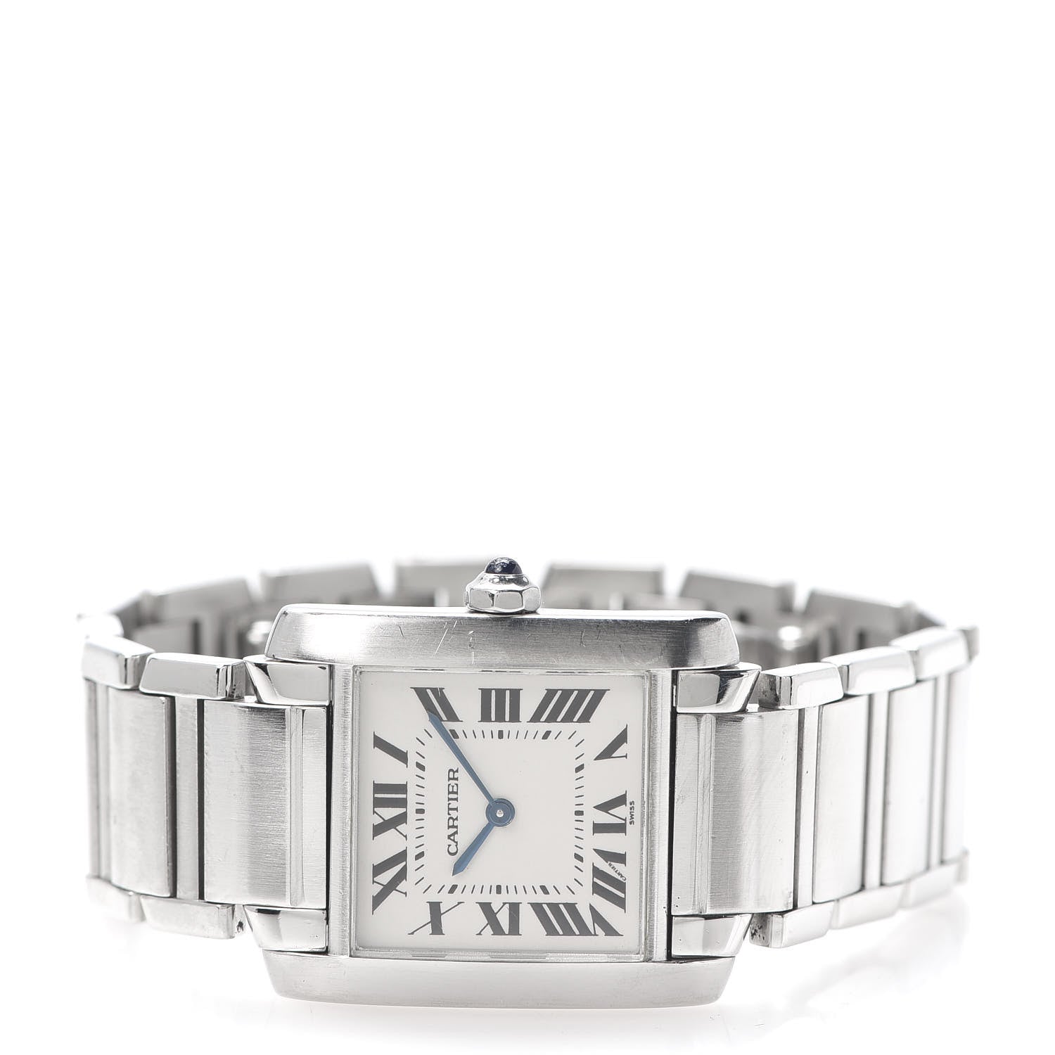 Cartier Stainless Steel 25mm Tank Francaise Quartz Watch 3 of 7