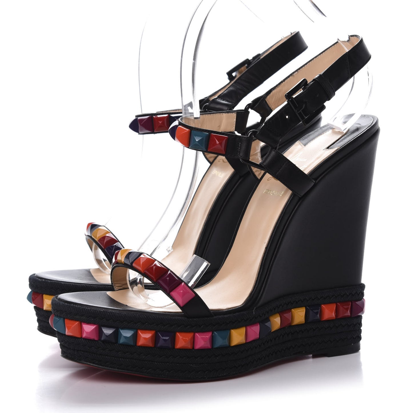 Nappa Cataclou 140 Wedge Sandals 40 Black