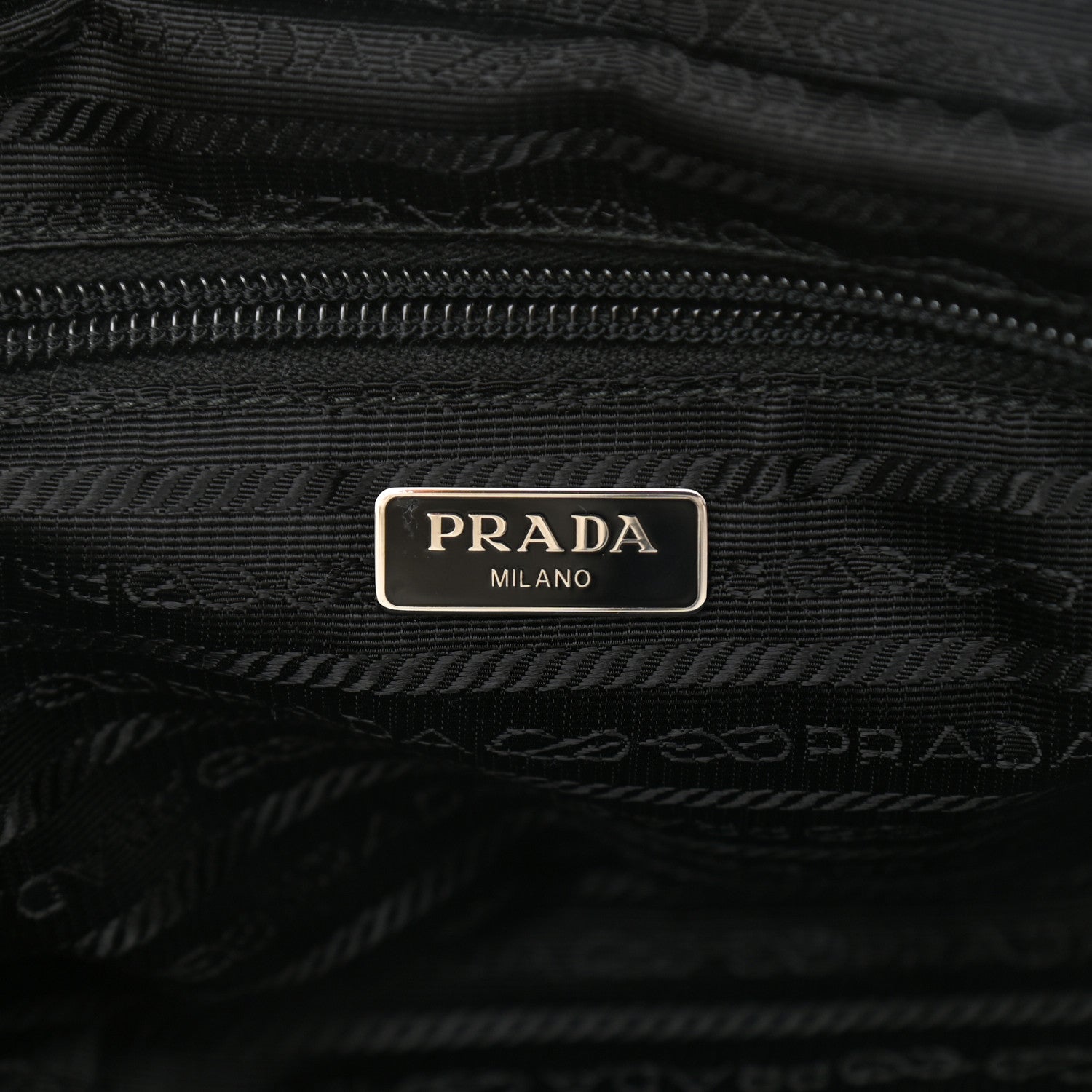Prada Tessuto Nylon Clutch Wristlet Black 6 of 10