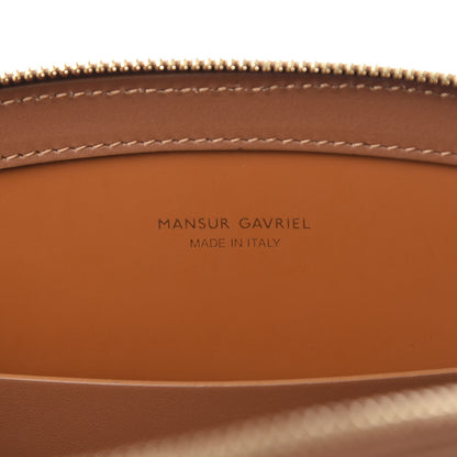 Mansur Gavriel Calfskin Top Handle Rounded Bag Saddle 6 of 11