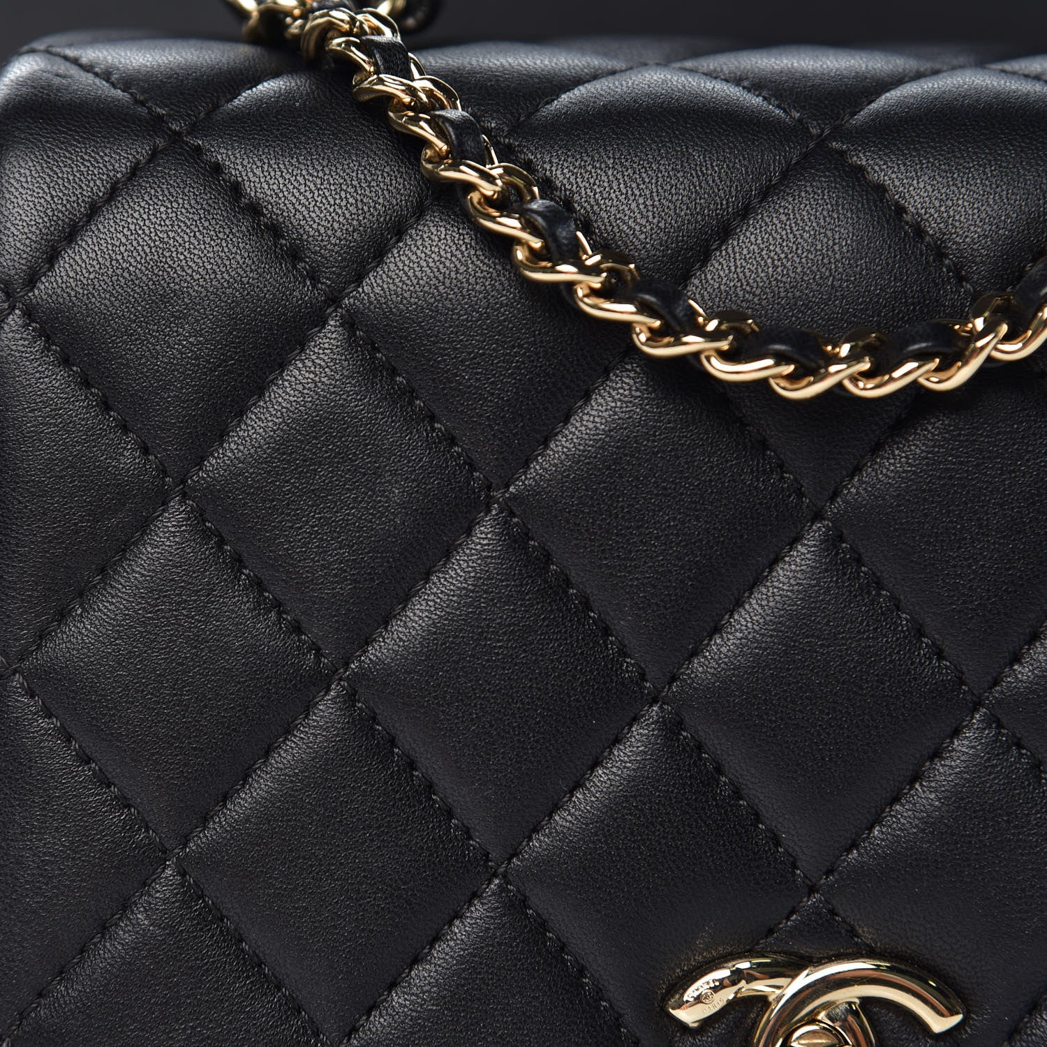Chanel Lambskin Quilted Mini Citizen Chic Flap Black 11 of 11
