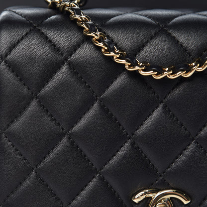 Chanel Lambskin Quilted Mini Citizen Chic Flap Black 11 of 11