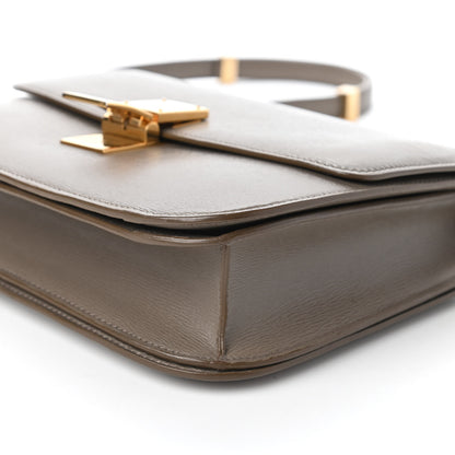 Celine Liege Calfskin Medium Classic Box Flap Bag Souris 7 of 13