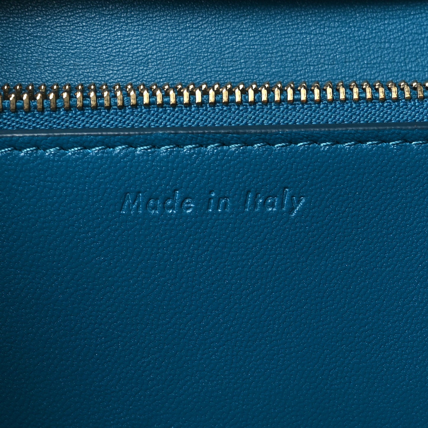 Liege Calfskin Medium Classic Box Flap Bag Turquoise
