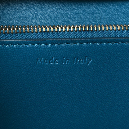 Celine Liege Calfskin Medium Classic Box Flap Bag Turquoise 6 of 9