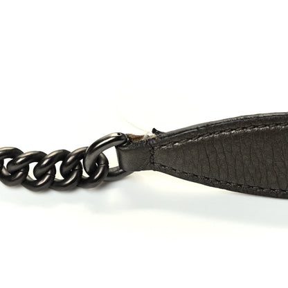 Gucci Metallic Pebbled Calfskin Large Soho Chain Shoulder Bag Sasso 9 of 12