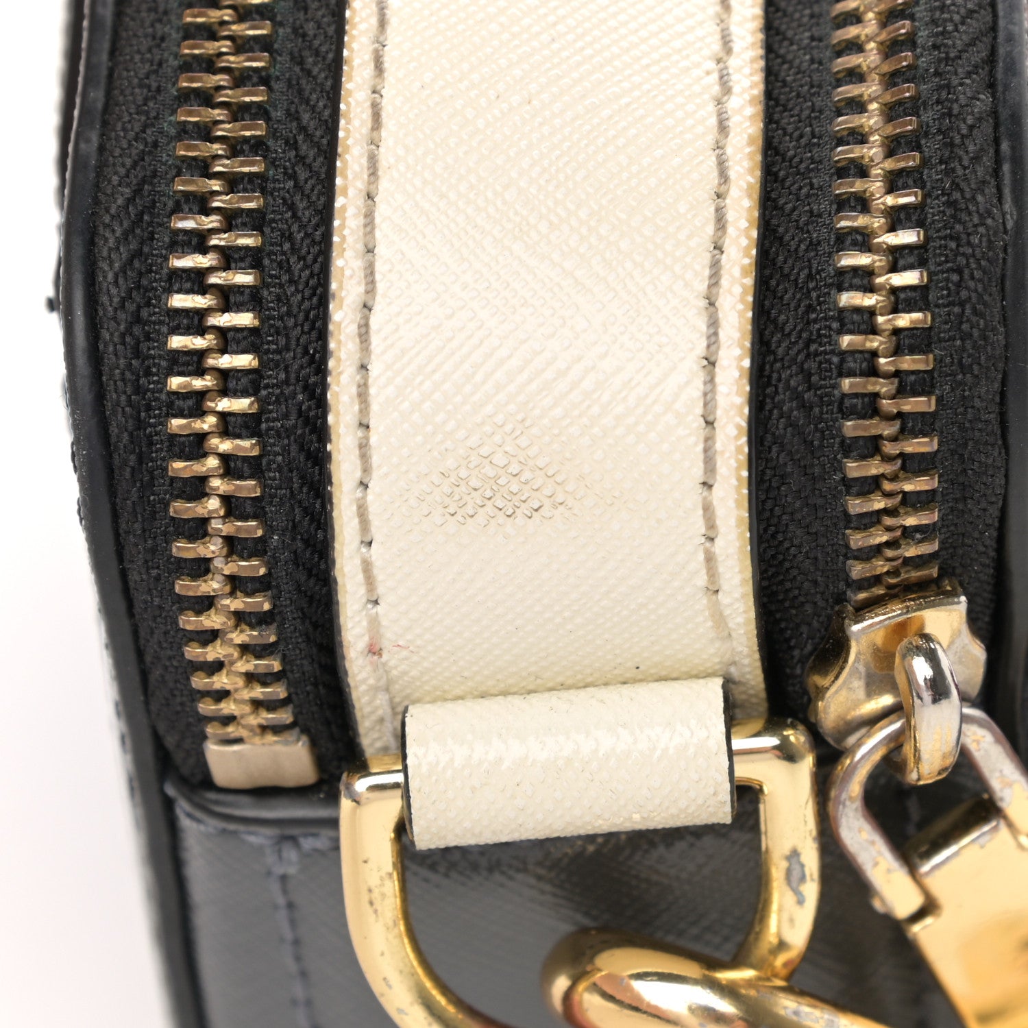 Marc Jacobs Saffiano Snapshot Camera Bag Black Grey 25 of 26