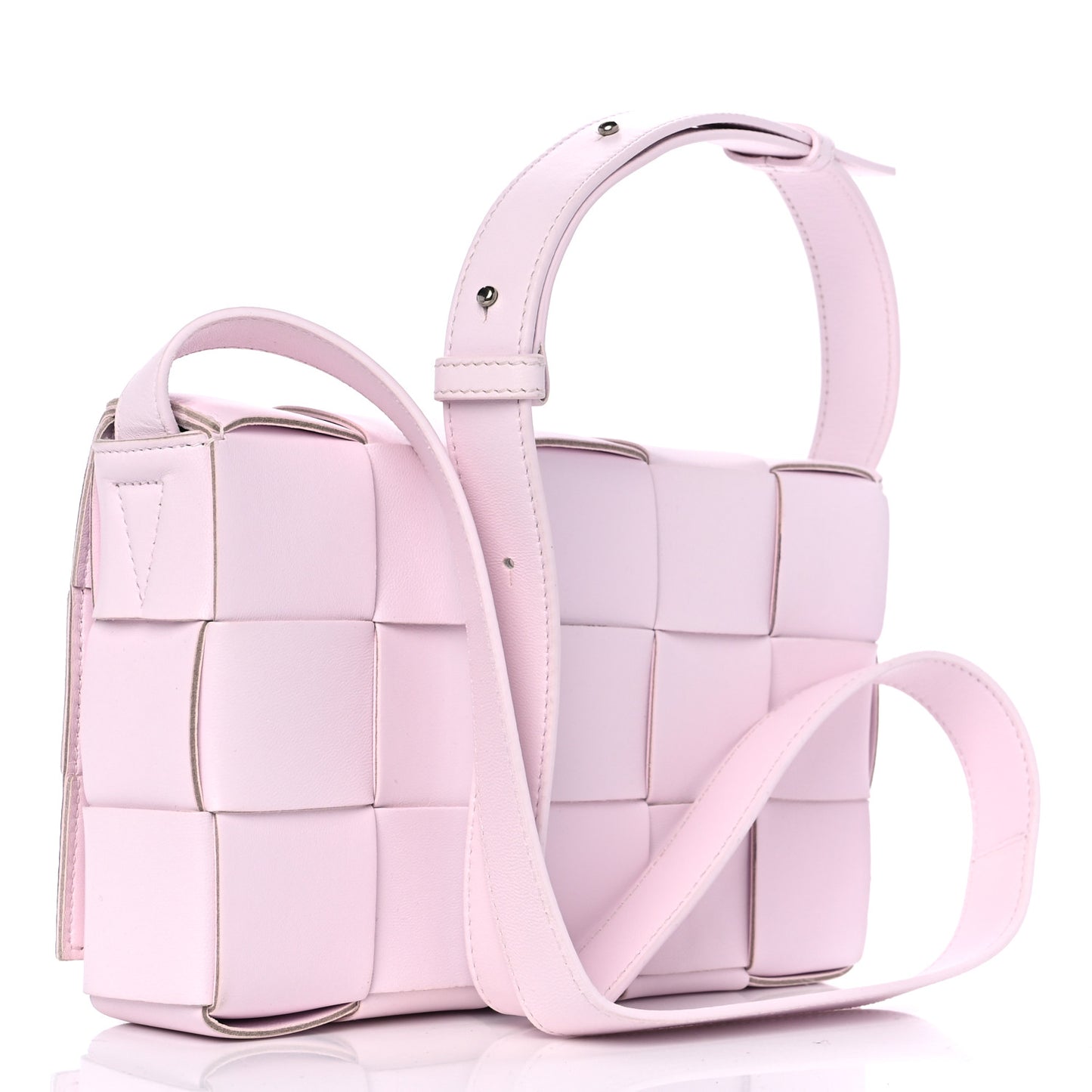 Lambskin Maxi Intrecciato Cassette Crossbody Bag Bliss Washed