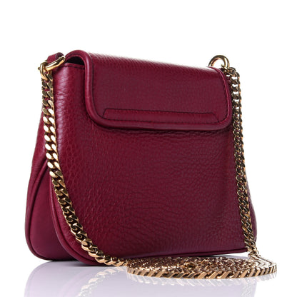 Gucci Cellarius Calfskin Small 1973 Chain Shoulder Bag Cherry Gloss 2 of 5