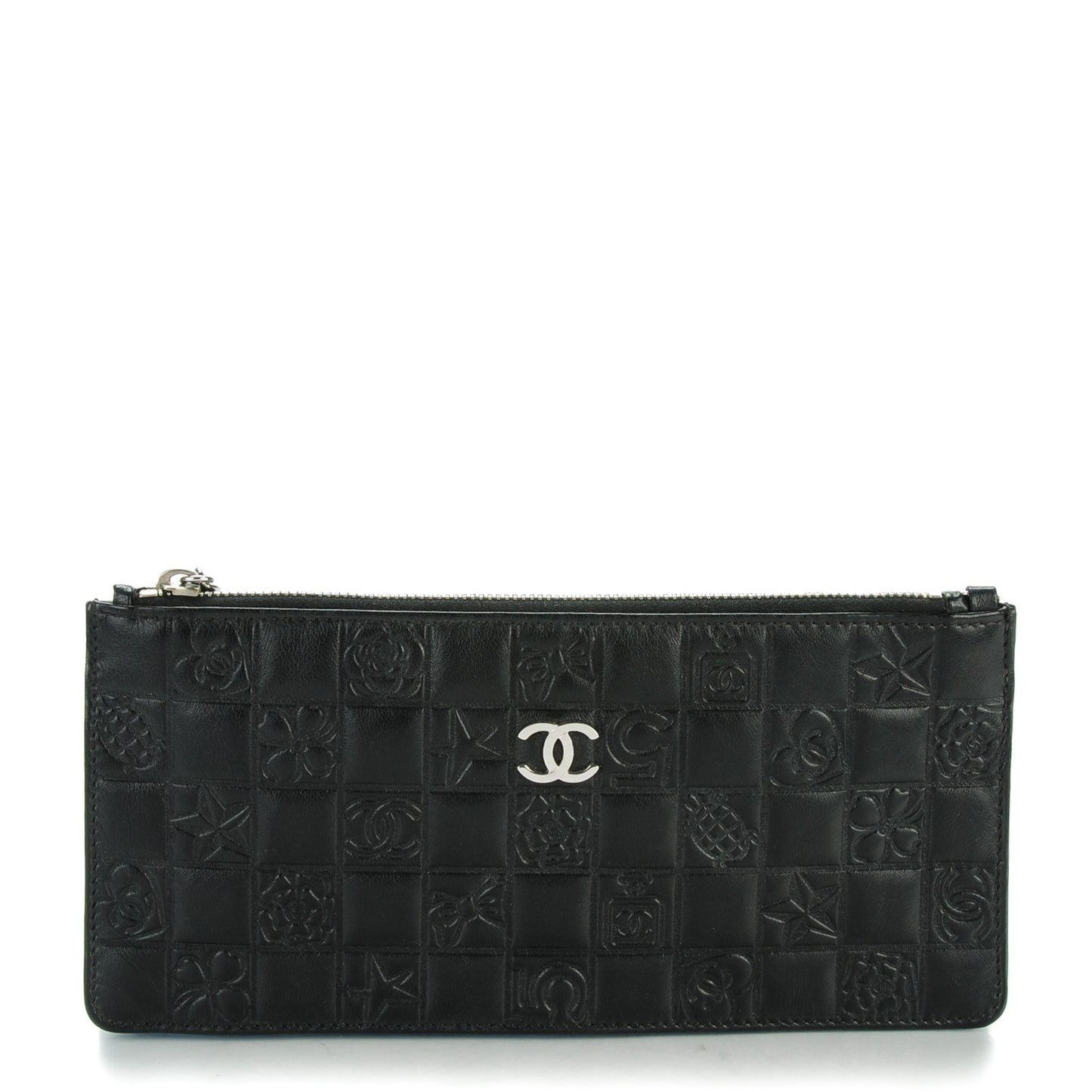 Lambskin Precious Symbols Pochette Black