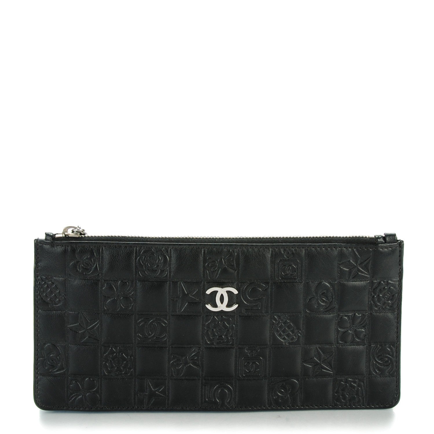 Chanel Lambskin Precious Symbols Pochette Black 1 of 7