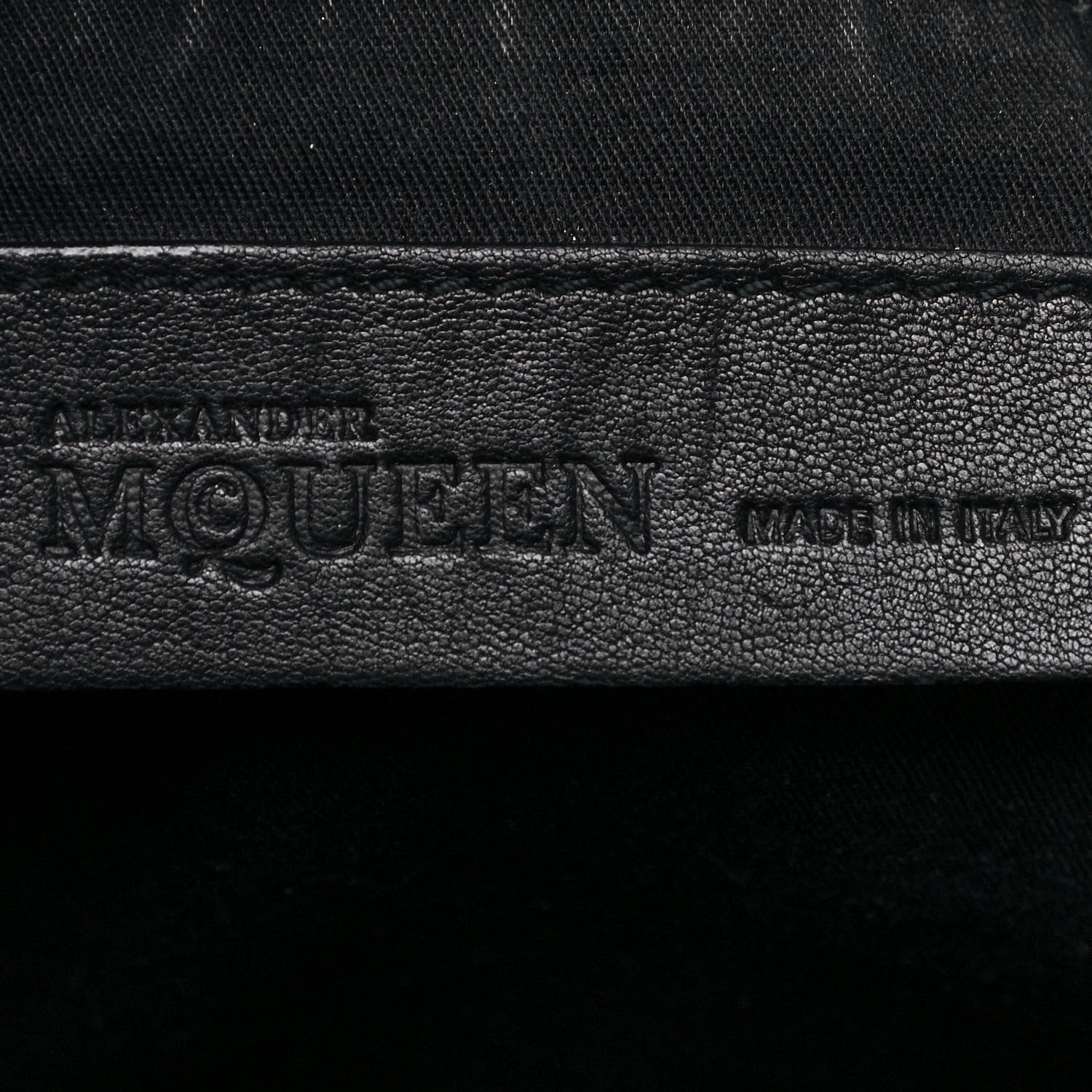 Alexander McQueen Patent Eyelet Hobo Black 7 of 11