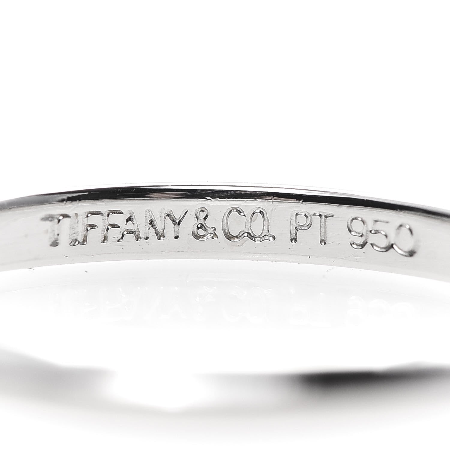 Tiffany Platinum 2mm Knife Edge Wedding Band Ring 52 6 4 of 4