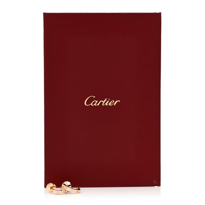 Cartier 18K Pink Gold Small LOVE Hoop Earrings 6 of 6