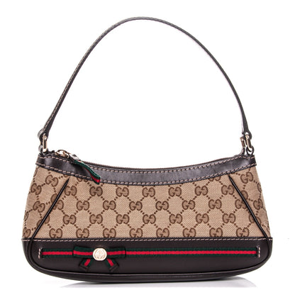 Gucci Monogram Small Mayfair Shoulder Bag Dark Brown 1 of 4