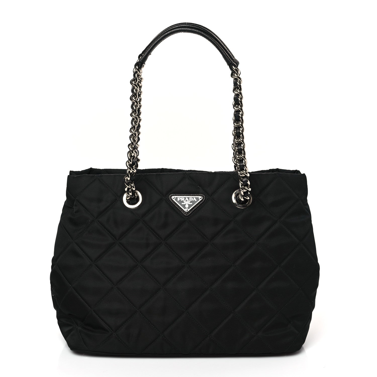 Prada Nylon Tessuto Impuntu Quilted Tote Black 1 of 8