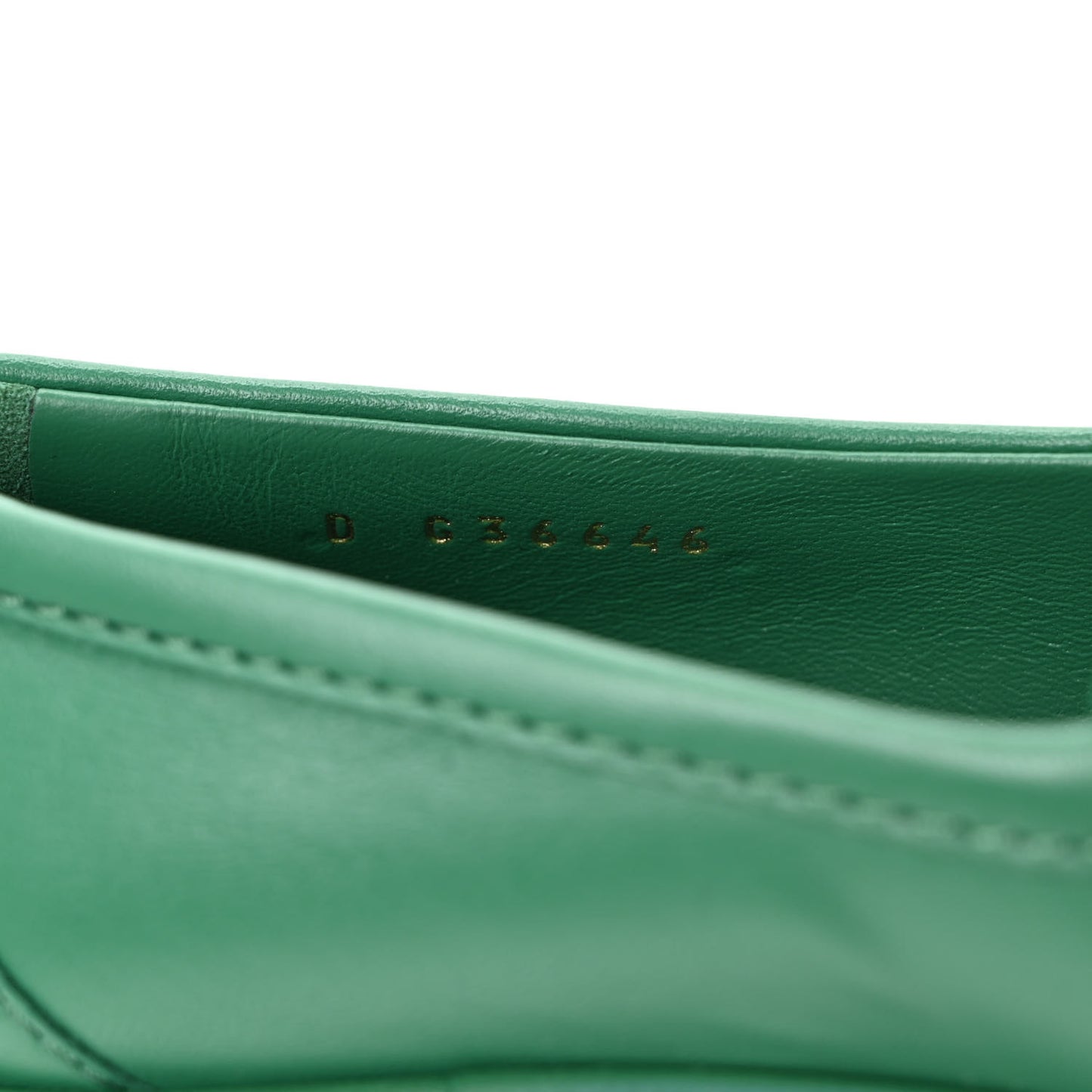 Lambskin Quilted CC Turnlock Loafers 36.5 Green