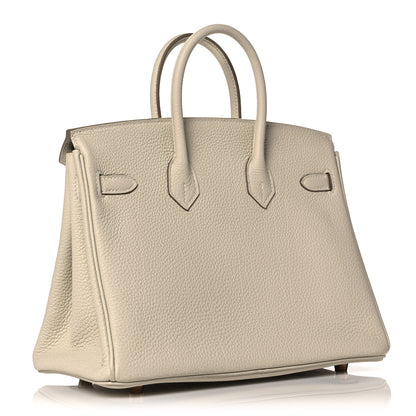 Hermes Togo Birkin 25 Craie 3 of 35