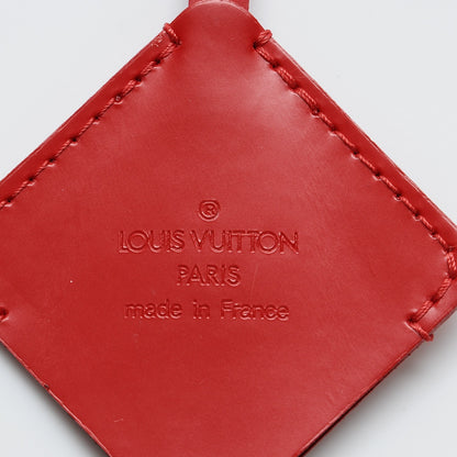 Louis Vuitton Monogram Op Art Squary Clochette Red 2 of 3