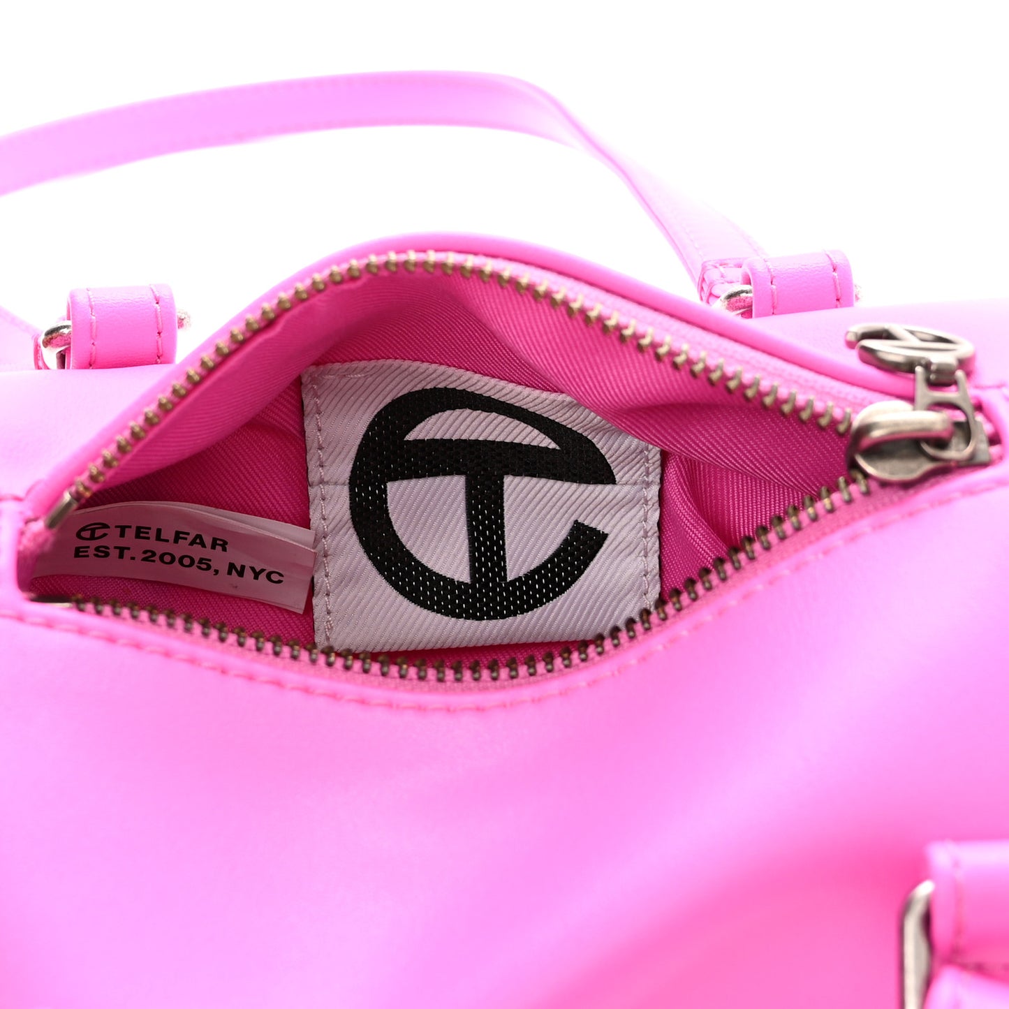Vegan Leather Small Duffle Azalea