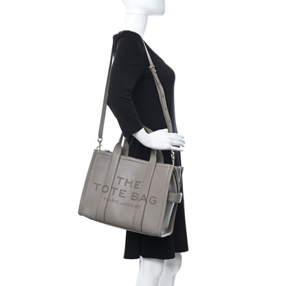 Marc Jacobs Grained Calfskin Medium The Tote Bag Taupe 2 of 10