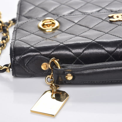 Chanel Lambskin Quilted Runway Flap Bag Black 15 of 15