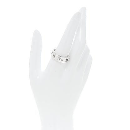 Tiffany Sterling Silver Wide Atlas Pierced Ring 61 9.5 2 of 4