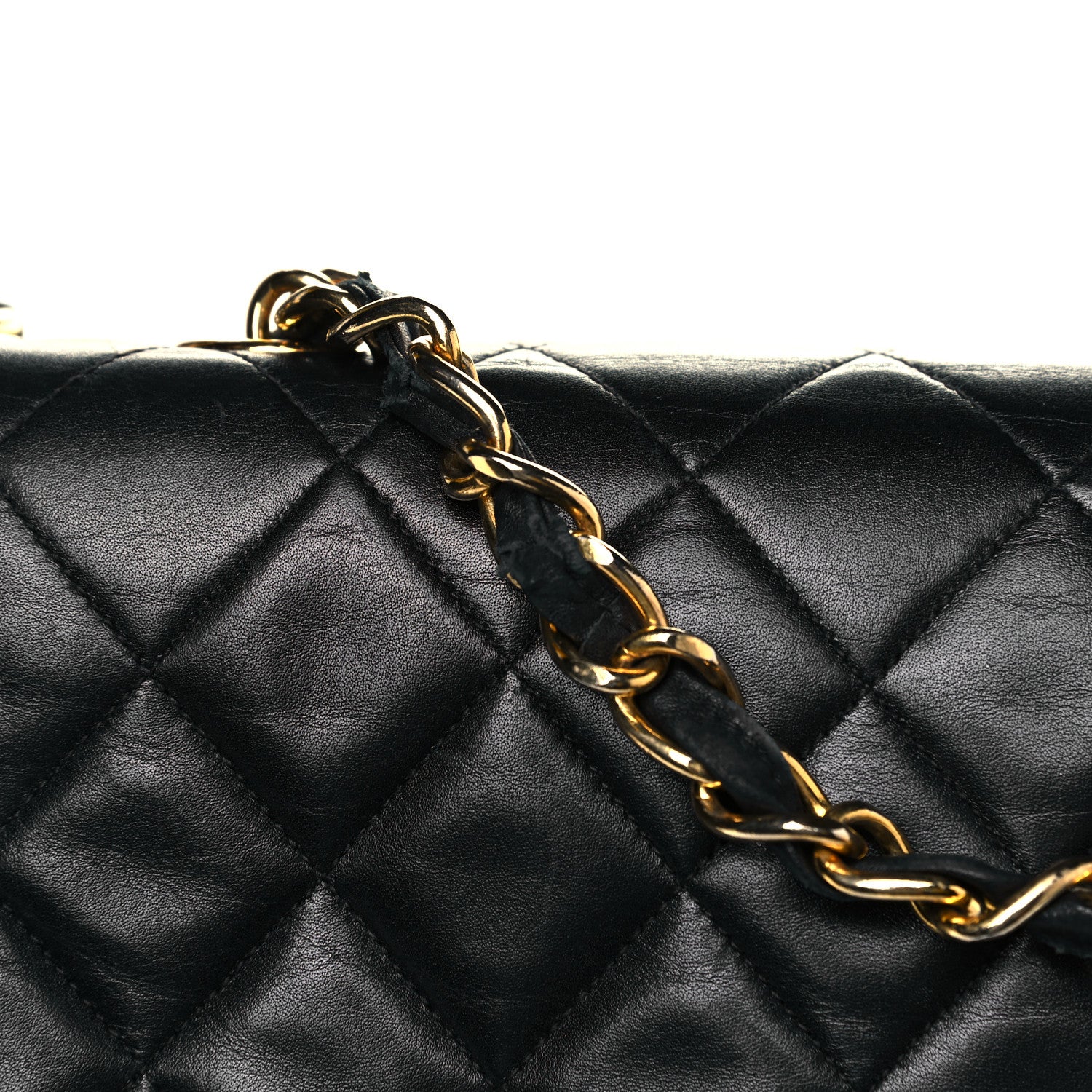 Chanel Lambskin Quilted XL Jumbo Single Flap Black 18 of 23