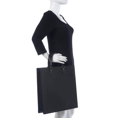 Louis Vuitton Epi Sac Plat GM Black 2 of 14