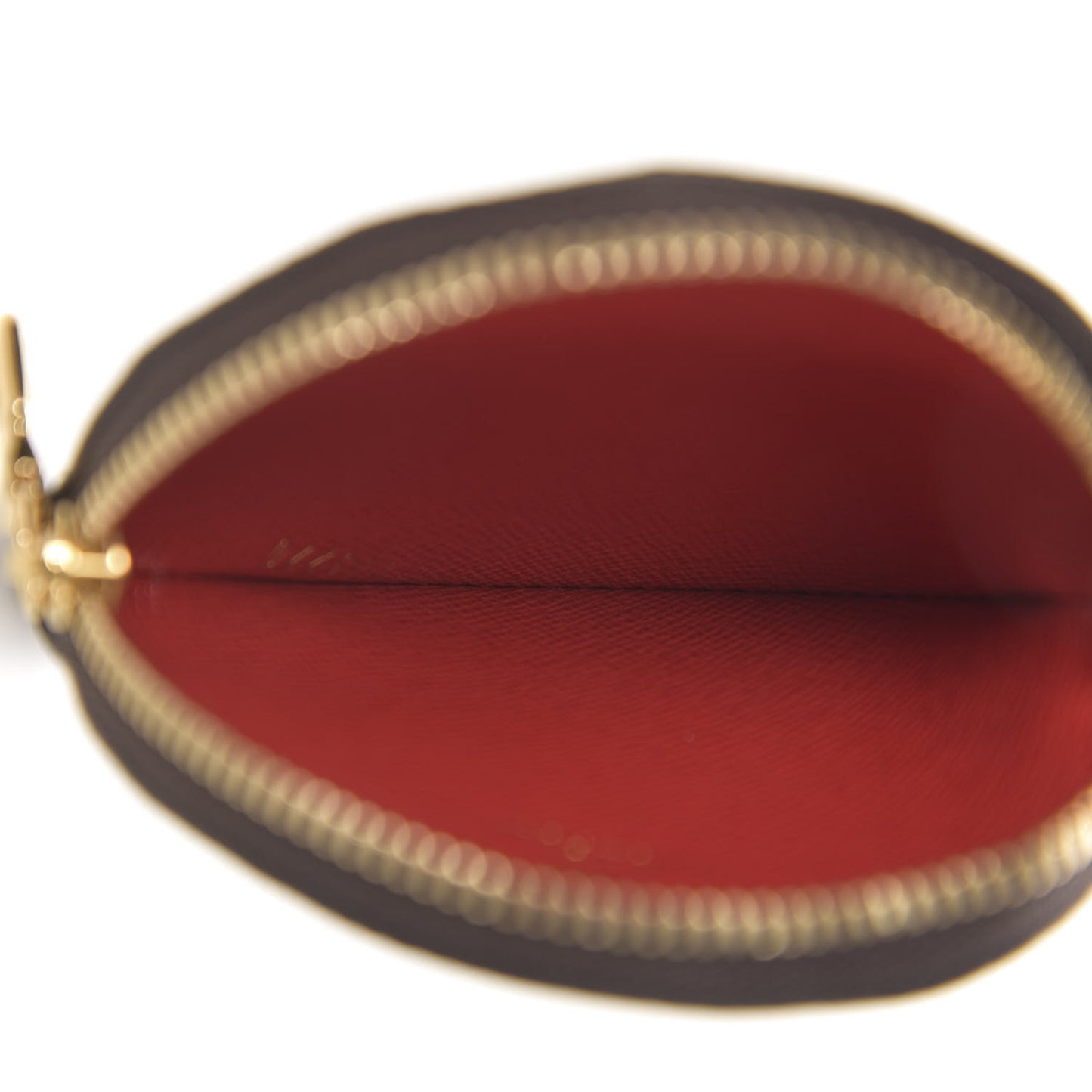 Monogram 2020 Christmas Animation Bumper Cars Round Coin Purse Coquelicot