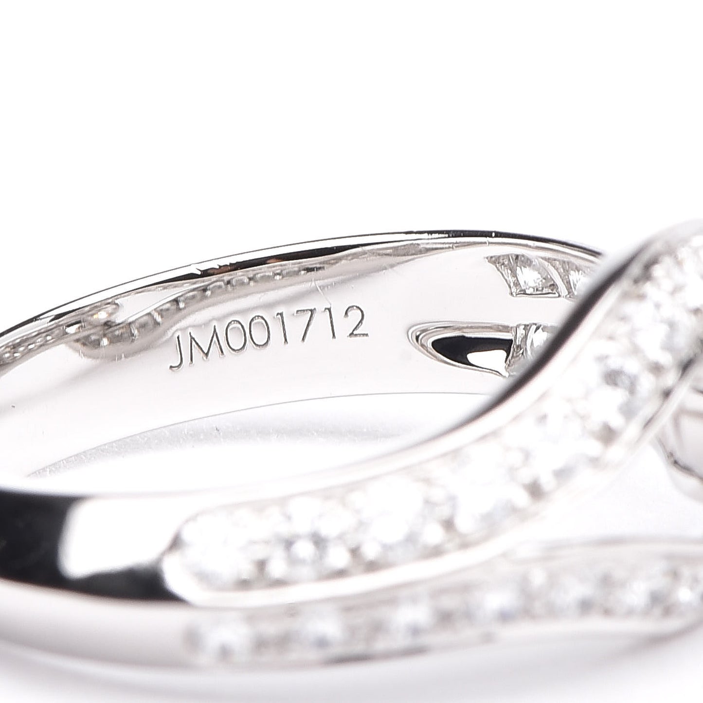 Platinum Diamond .30ct Couture Solitaire Ring 50/5.25