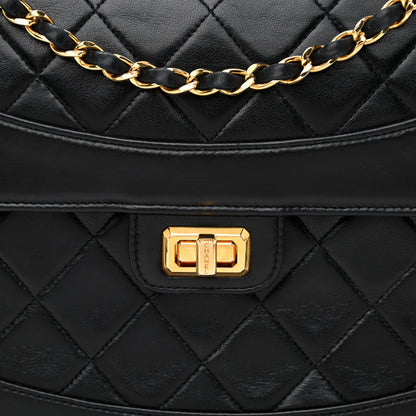 Chanel Lambskin Quilted Medium Mademoiselle Single Flap Black 8 of 13
