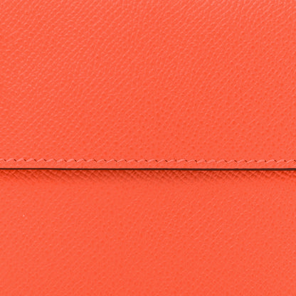 Hermes Epsom Hermesnap Wallet Orange Poppy 8 of 10