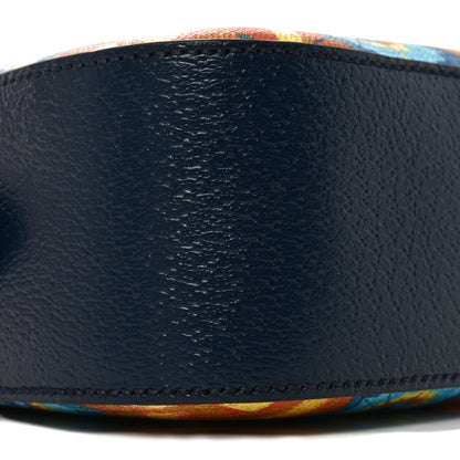 Gucci GG Supreme Kaleidoscope Calfskin Script Logo Gucci 100 Camera Bag Blue Orange Multicolor Blue Agata 8 of 10