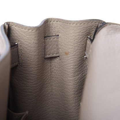 Hermes Togo Kelly Retourne 28 Gris Tourterelle 12 of 14