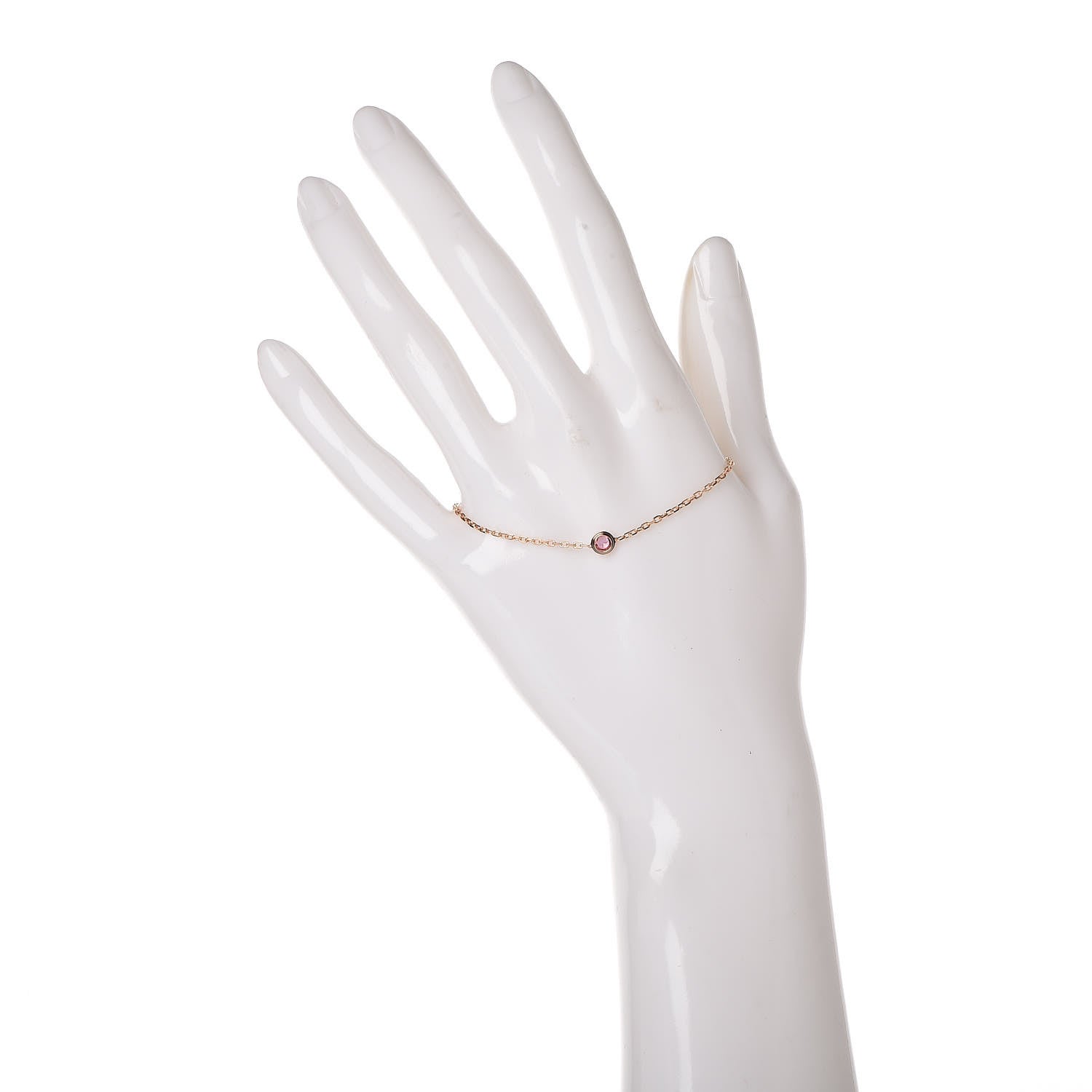Cartier 18K Pink Gold Pink Sapphire D'Amour Bracelet 2 of 7