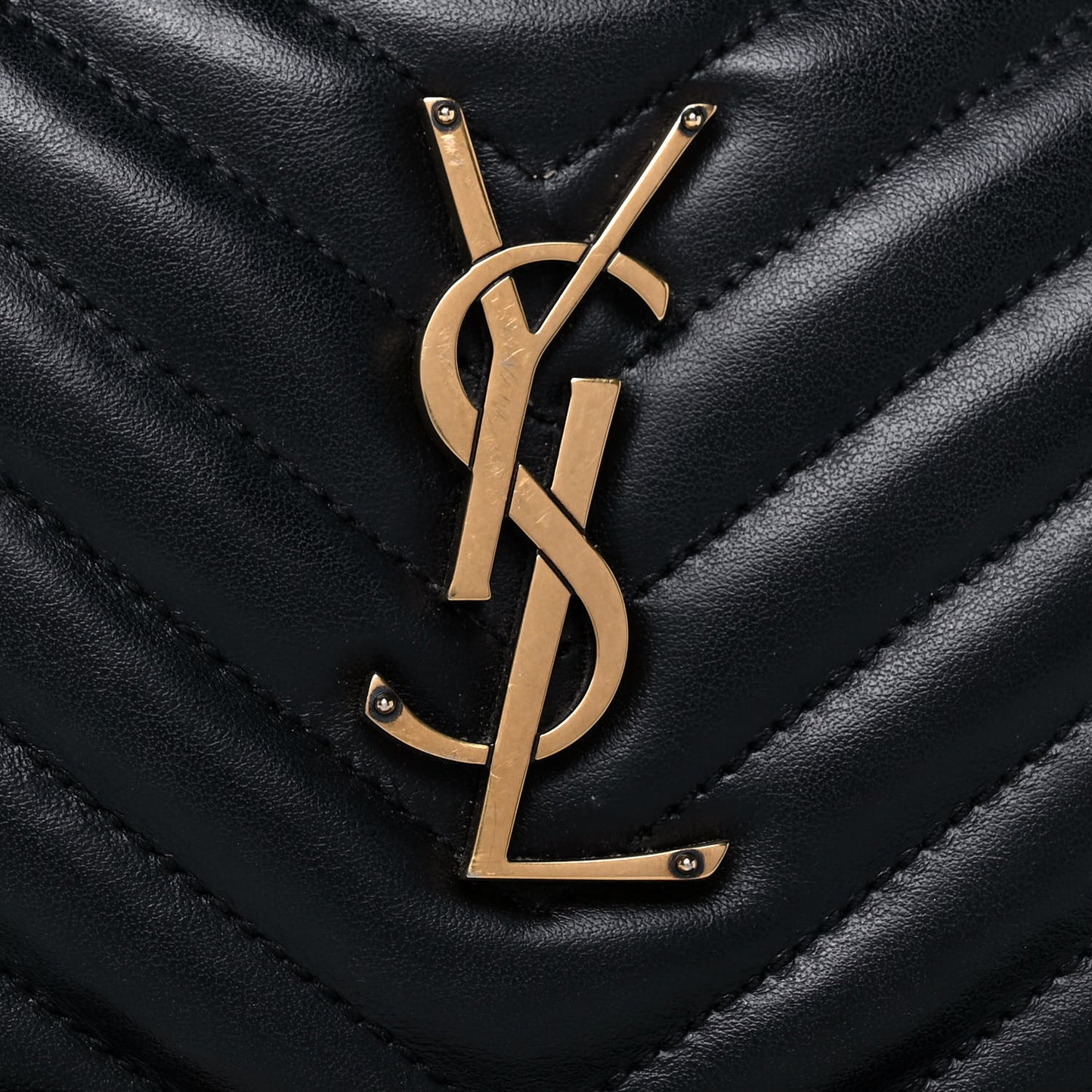 Calfskin Matelasse Monogram Lou Camera Bag Black