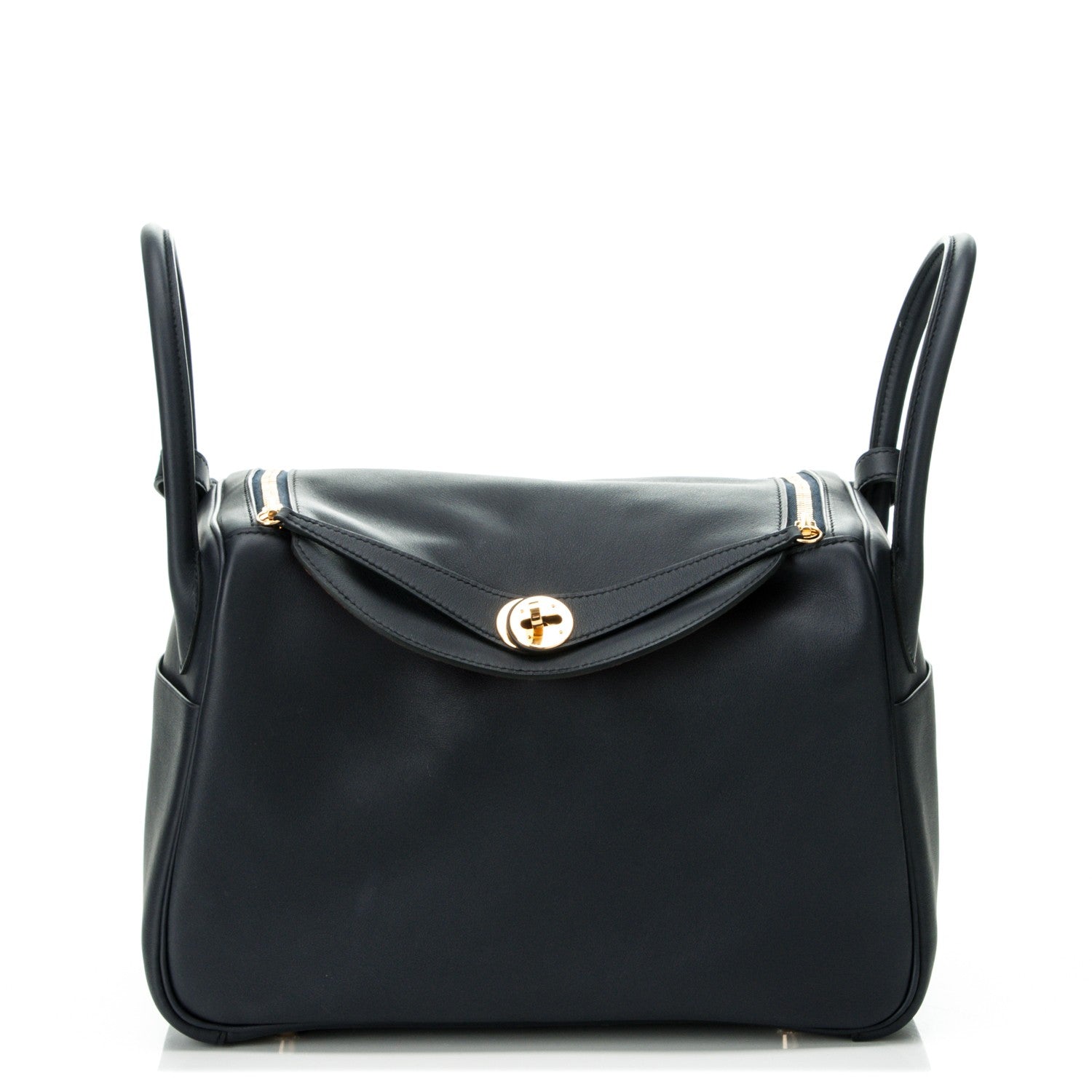 Hermes Swift Lindy 30 Indigo Poppy Orange 1 of 7