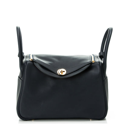 Hermes Swift Lindy 30 Indigo Poppy Orange 1 of 7