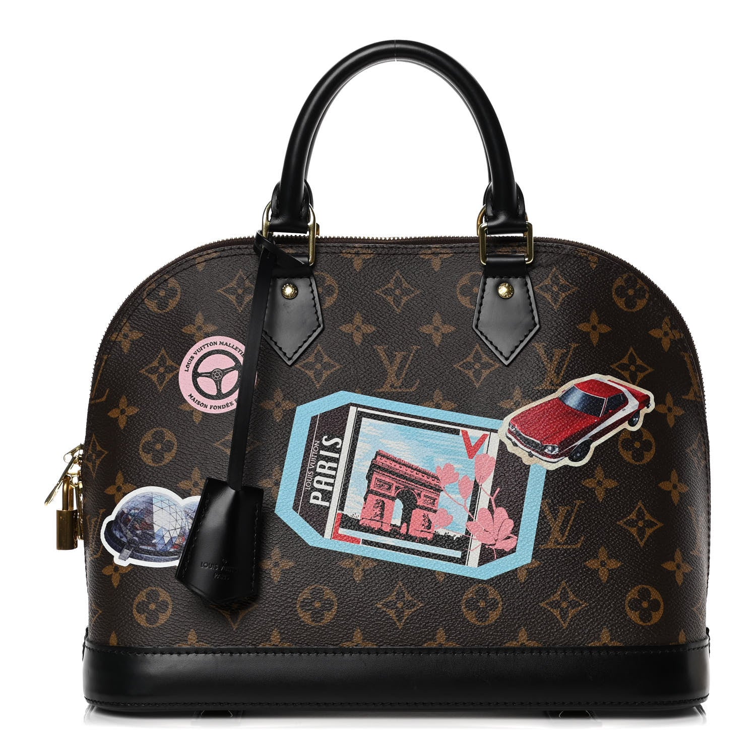 Louis Vuitton Monogram World Tour Alma PM 1 of 12