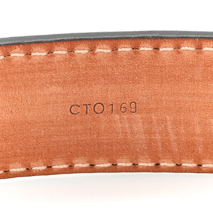Louis Vuitton LOUIS VUITTON Mini Monogram 25mm LV Initiales Belt 95 38 6 of 8