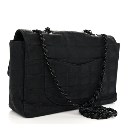 Chanel Nylon Medium Travel Flap Black 3 of 11