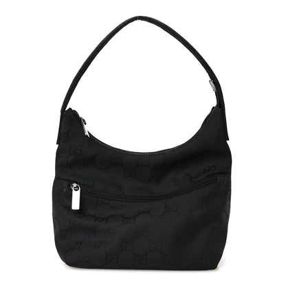 Gucci Nylon Hobo Monogram Small  Black 1 of 10