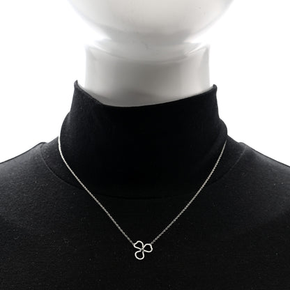 Tiffany Platinum Diamond Paper Flowers Pendant Necklace 2 of 5