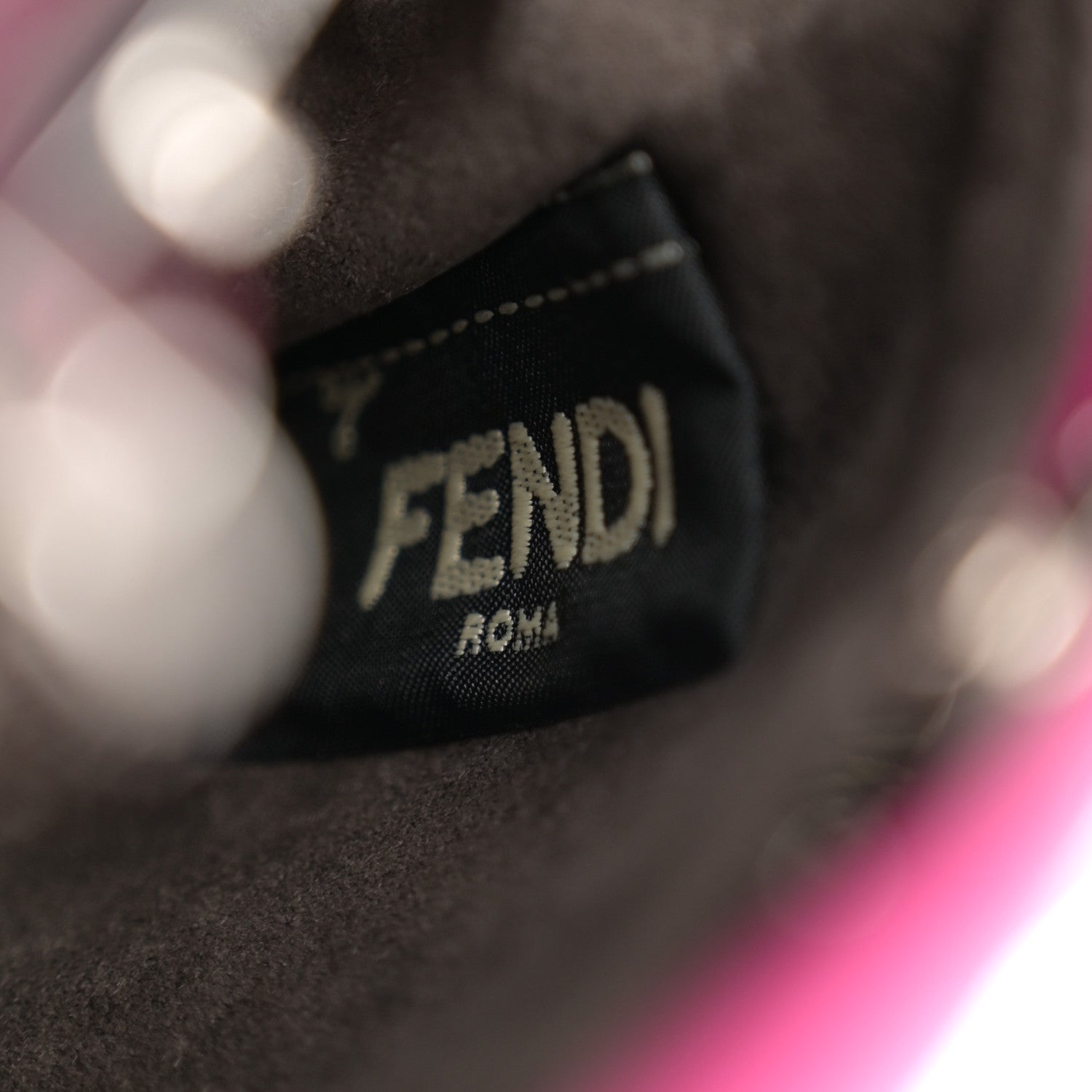 Fendi Nappa Nano Peekaboo Satchel Magenta 7 of 12