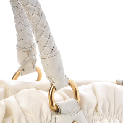 Prada Tessuto Nylon Gaufre Shopping Satchel White 15 of 16